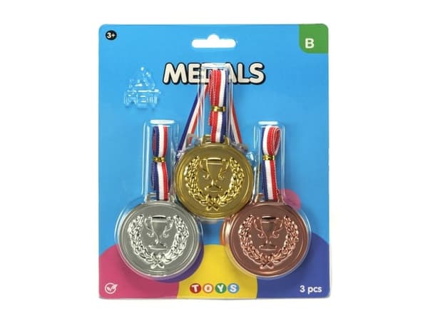 Medaljer 3-pk