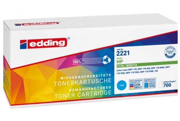 Edding EDD-2221, 700 sider, Cyan, 1 stykker
