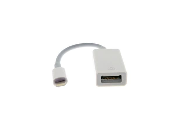 Sinox One Lightning til USB A adapter. 0,15m. Hvid