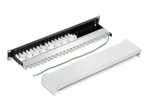 TRENDnet TC-P16C6AS - Patch-panel - rackmontering - CAT 6a - STP - RJ-45 X 16 - 1U