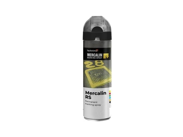 Mercalin® RS mærkespray 500 ml, sort