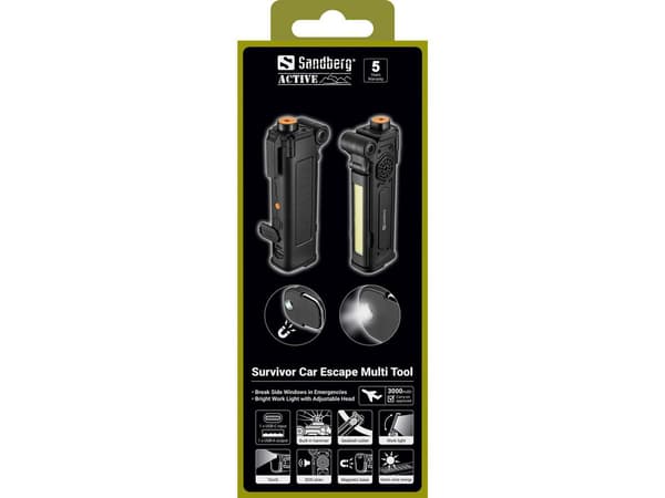 Sandberg Survivor Car Escape Multi Tool
