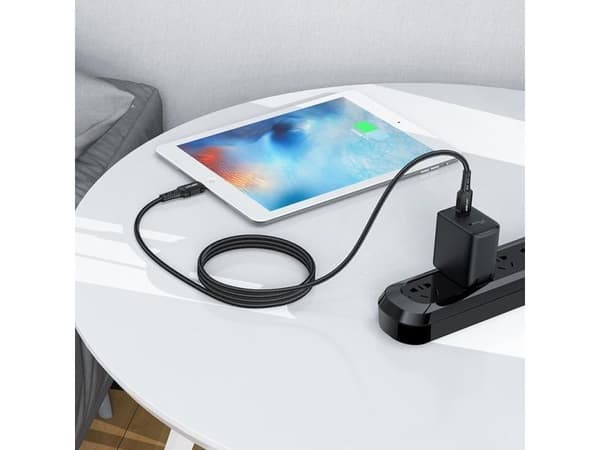 Acefast MFI kaapeli USB Type C - Lightning 1.8m, 30W, 3A musta (C4-01 C Black)
