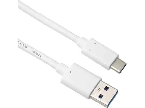 USB-kabel PremiumCord USB-A til USB-C 2 m hvit (ku31ck2w)