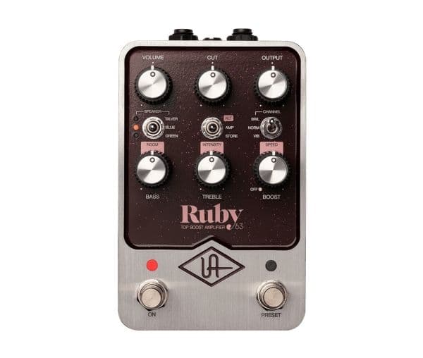 Gitarr-effekt - Universal Audio UAFX Ruby '63 Top Boost-förstärkare