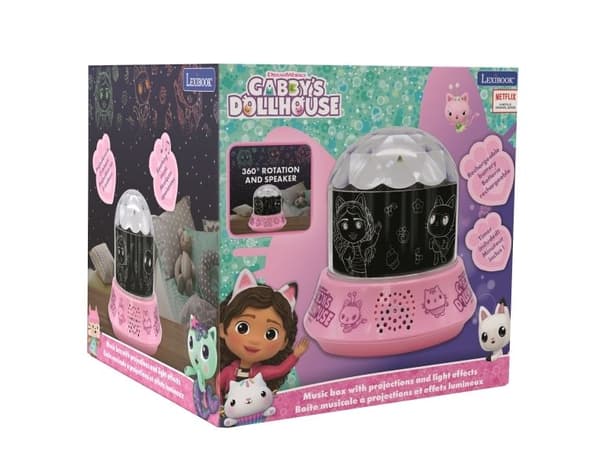 Gabby's Doll House Night Light Projector with Speaker