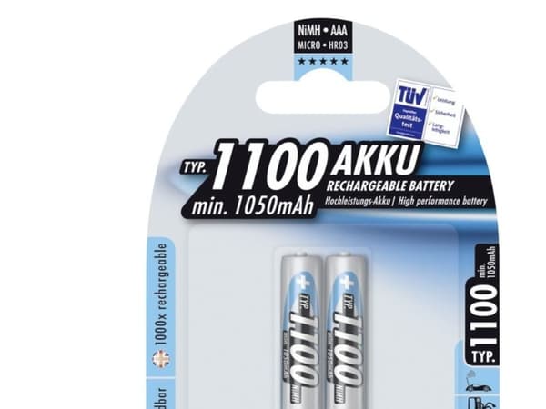 ANSMANN Micro - Batteri 2 x AAA - NiMH - (oppladbart) - 1100 mAh