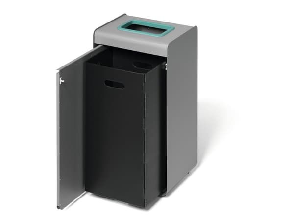 Avfallsbehållare durasort® 55 l glas