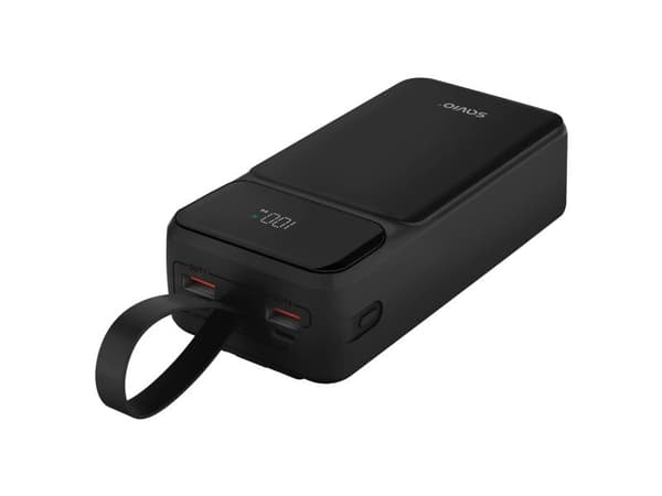 Savio BA-10, 10000 mAh, musta