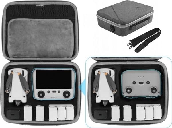 BRDRC hardcase etui til DJI Mini 3 / 3 Pro RC-N1