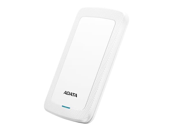 ADATA HV300 - Hårddisk - 1 TB - extern (portabel) - USB 3.1 - 256 bitars AES - vit