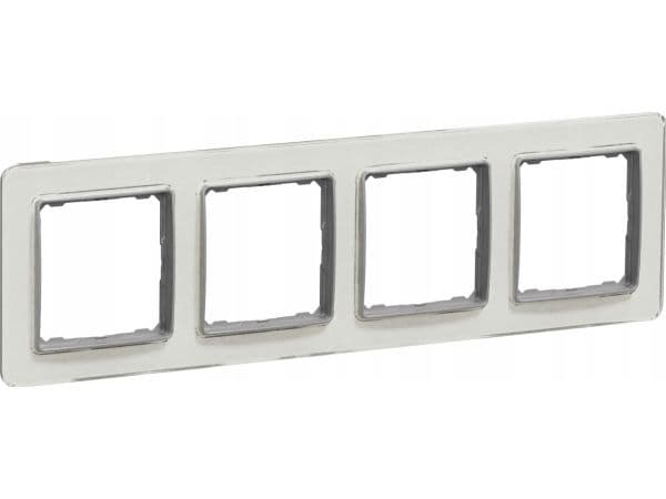 Schneider Electric Sedna Elements fyrfacksram vit glas