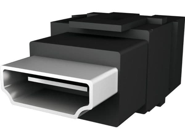 Bachmann - Modulär insats (koppling) - HDMI - svart