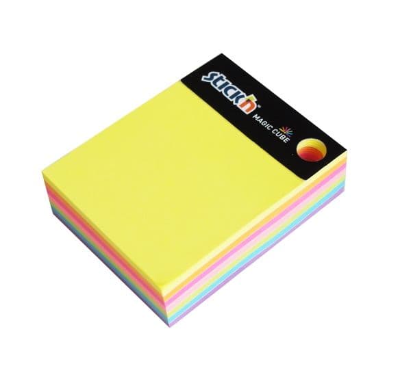 Magic Notescube 101x76 mm med 280 blade Neon