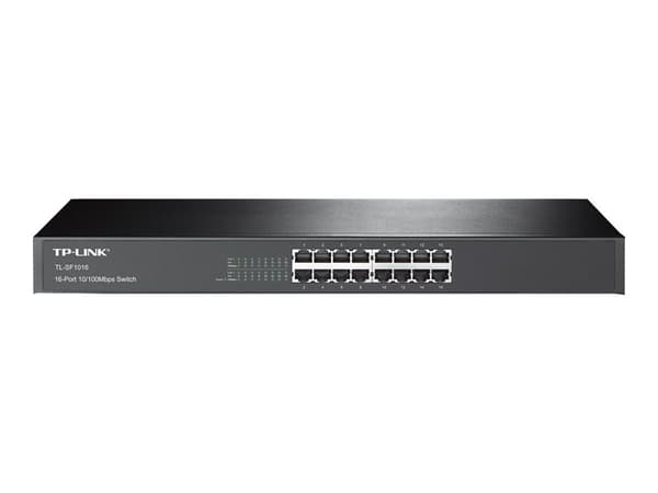 TP-Link TL-SF1016 - Switch - 16 x 10/100 - stasjonær