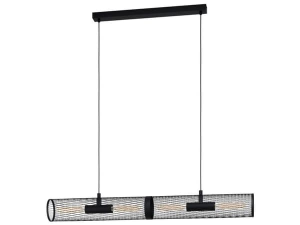 EGLO REDCLIFFE LANGBORD 4xE27 sort gitter