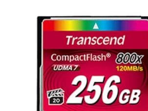 Transcend Premium - Flash-minneskort - 256 GB - 800x - CompactFlash
