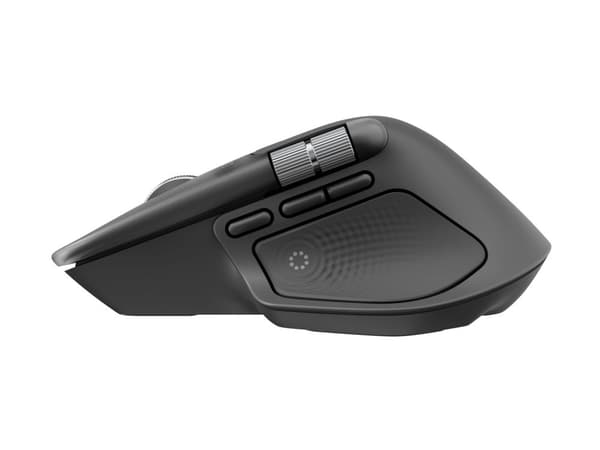 Logitech MX Master 4, Oikeakätinen, Laser, RF Wireless + Bluetooth, 8000 DPI, Grafiitti
