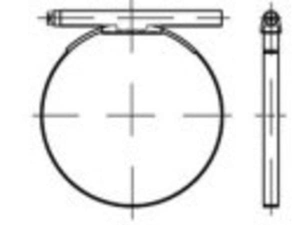 TOOLCRAFT TO-5363385 Rør-holdere 30 mm 10 kpl