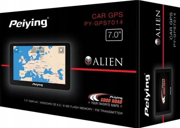 Peying Alien PY-GPS7014 navigointi + EU-kortti