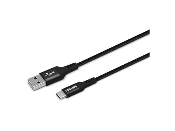 Philips USB kabel 2 meter USB-A til USB-C