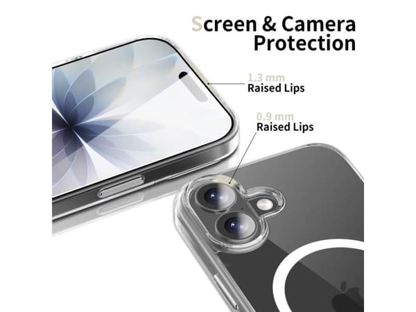 Tech-Protect Flexair hybrid CC MagSafe-deksel til iPhone 17 - klar