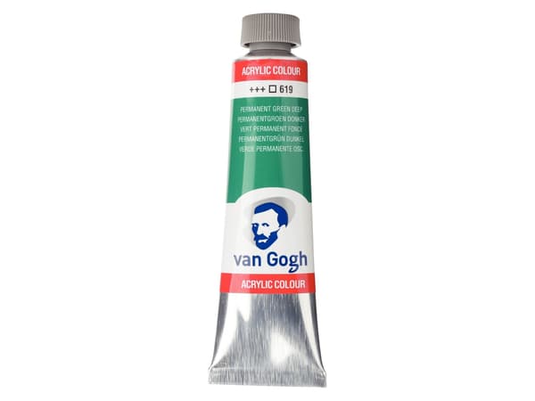 Van Gogh akrylfärg tub Permanent Green Deep 619