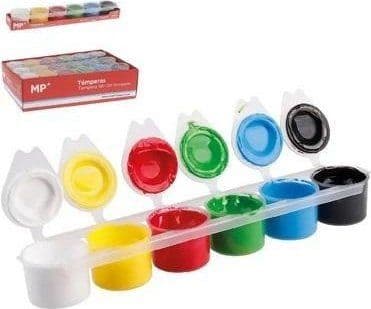 Temperamaling til plakat 15 ml 6 farger