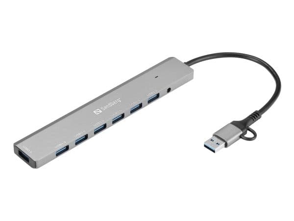 Sandberg USB-C/A to 7 x USB 3.0 Hub