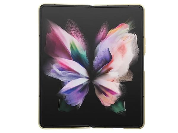 Guess glitter Script-skal för Samsung Galaxy Z Fold 5 - guld