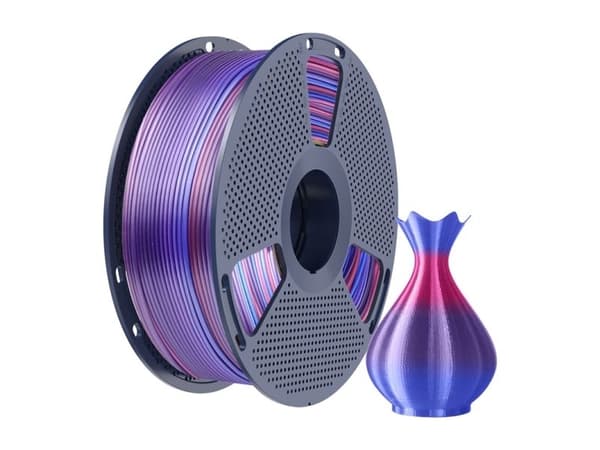 Sunlu PLA+ Silk filament (Rainbow 02)