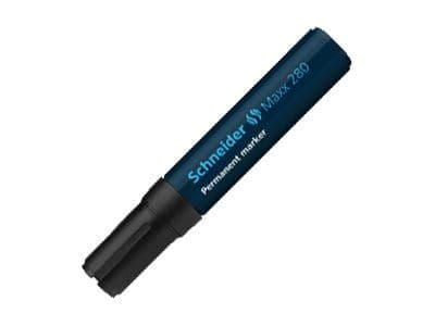 Schneider Maxx 280 - Markør - permanent - svart - 4-12 mm - bred