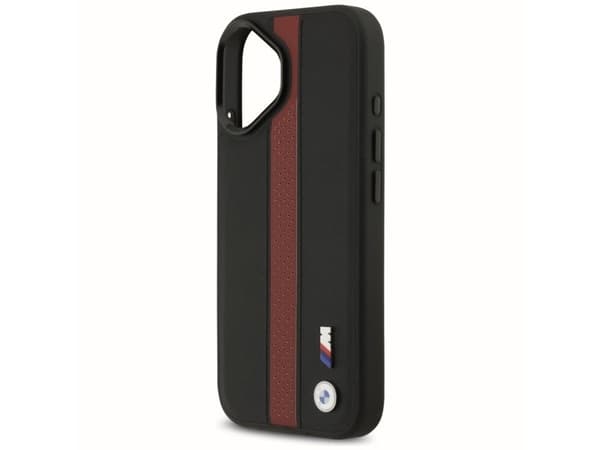 Hurtel BMW M perforert stripe-logo MagSafe-deksel for iPhone 17 - rød