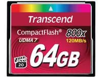 Transcend - Flashminnekort - 64 GB - 800x - CompactFlash
