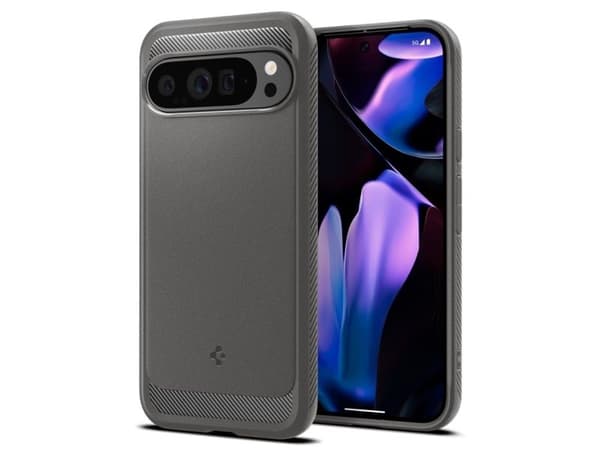 Spigen Rugged Armor-skal till Google Pixel 9 Pro XL – grå