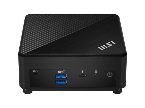MSI Cubi 5 12M-262BEU, 0.66L sized PC, Mini-PC, Ethernet/bredbåndsforbindelse, Wi-Fi 6E (802.11ax), 65 W