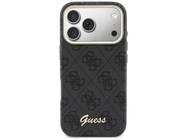 Guess 4G Script MagSafe case for iPhone 17 Pro - black