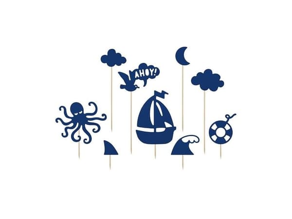 Ocean kakku koristeet