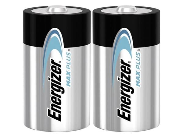 Batteri, Energizer Alkaline Max Plus, D, 1,5 V, 2 stk