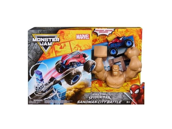 Monster Jam 1:64 Marvel Spiderman Playset