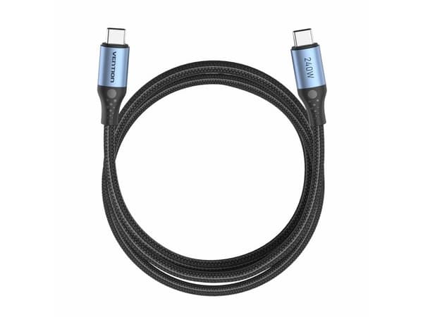 Kabel USB-C do USB-C Vention USB 2.0 5A 240W 1m czarny