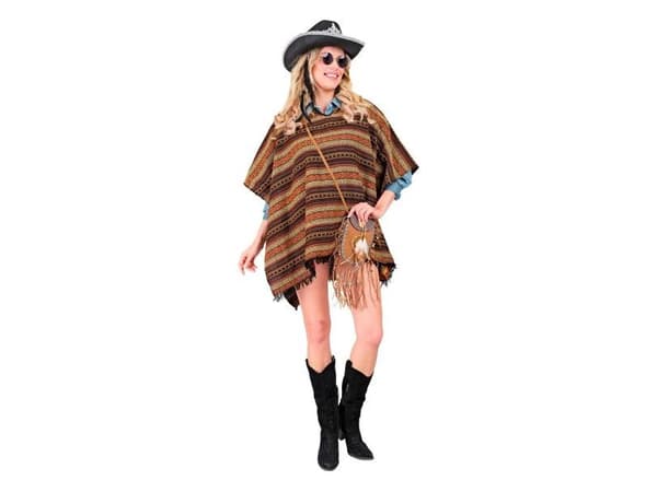 Western poncho, vendbar