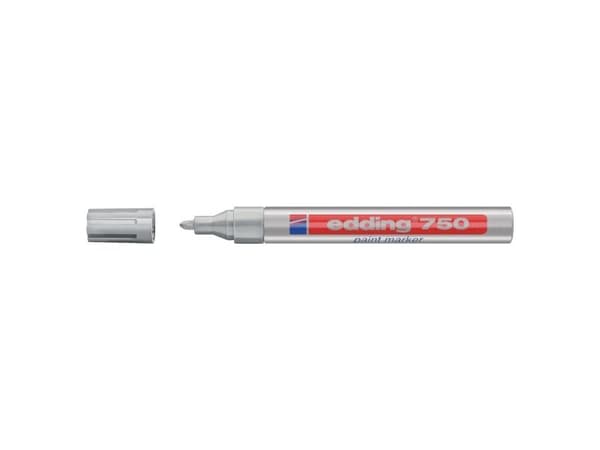 Färgpenna Edding® 750 silver - (10 st./förpackning)