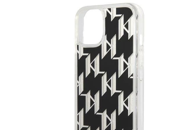 Karl Lagerfeld KLHCP14MLMNMMK iPhone 14 Plus 6,7" hardcase sort/sort Liquid Glitter Monogram