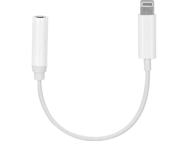 Adapter USB Partner Tele.com Lightning - Jack 3,5 mm Hvit (5901737384607)