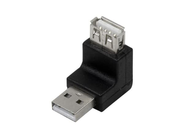 LogiLink USB 2.0 A/A, USB 2.0 A, USB 2.0 A, Sort