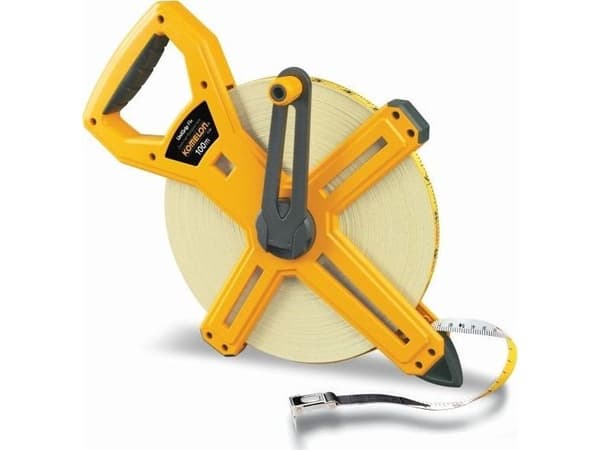 Komelon borr/måttband UNI GRIP glasfiber 50 m