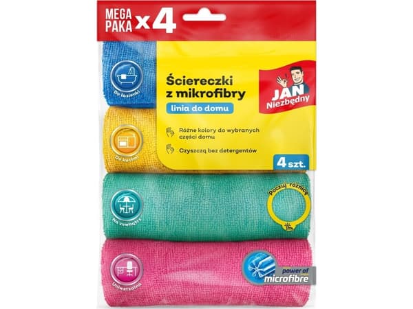 SAR JAN NZ mikrofiberdukar set med 4 st
