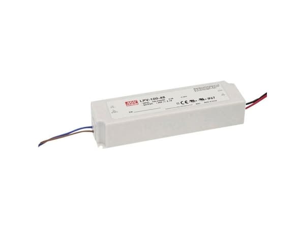MEAN WELL LPV-100-15 LED-transformator konstant spänning 100 W 0–6.7 A 15 V/DC