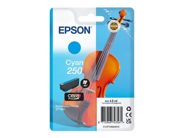 EPSON Cyan muste 4.8ml XP 980, ''25''